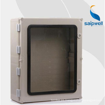 SAIPWELL 300*400*200 mm IP66 Caja de impermeabilización de PVC de carcasa eléctrica grande y transparente